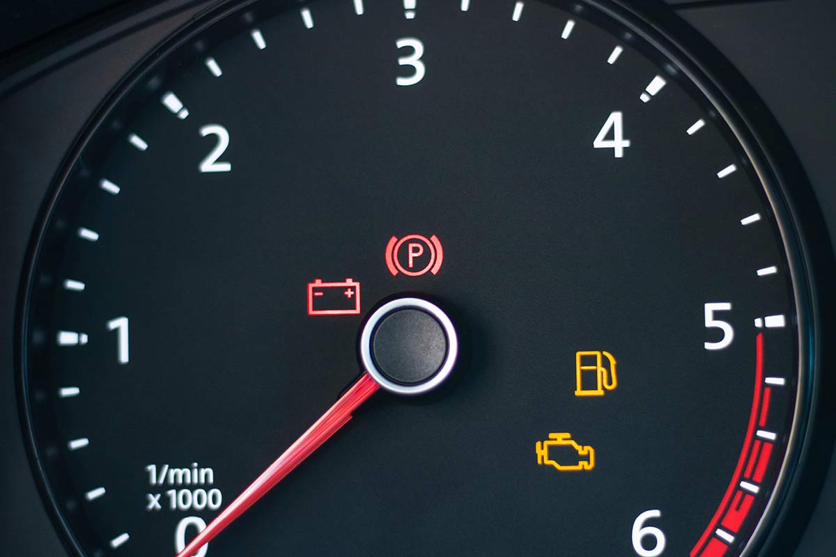 Bild von dem Cockpit eines Autos