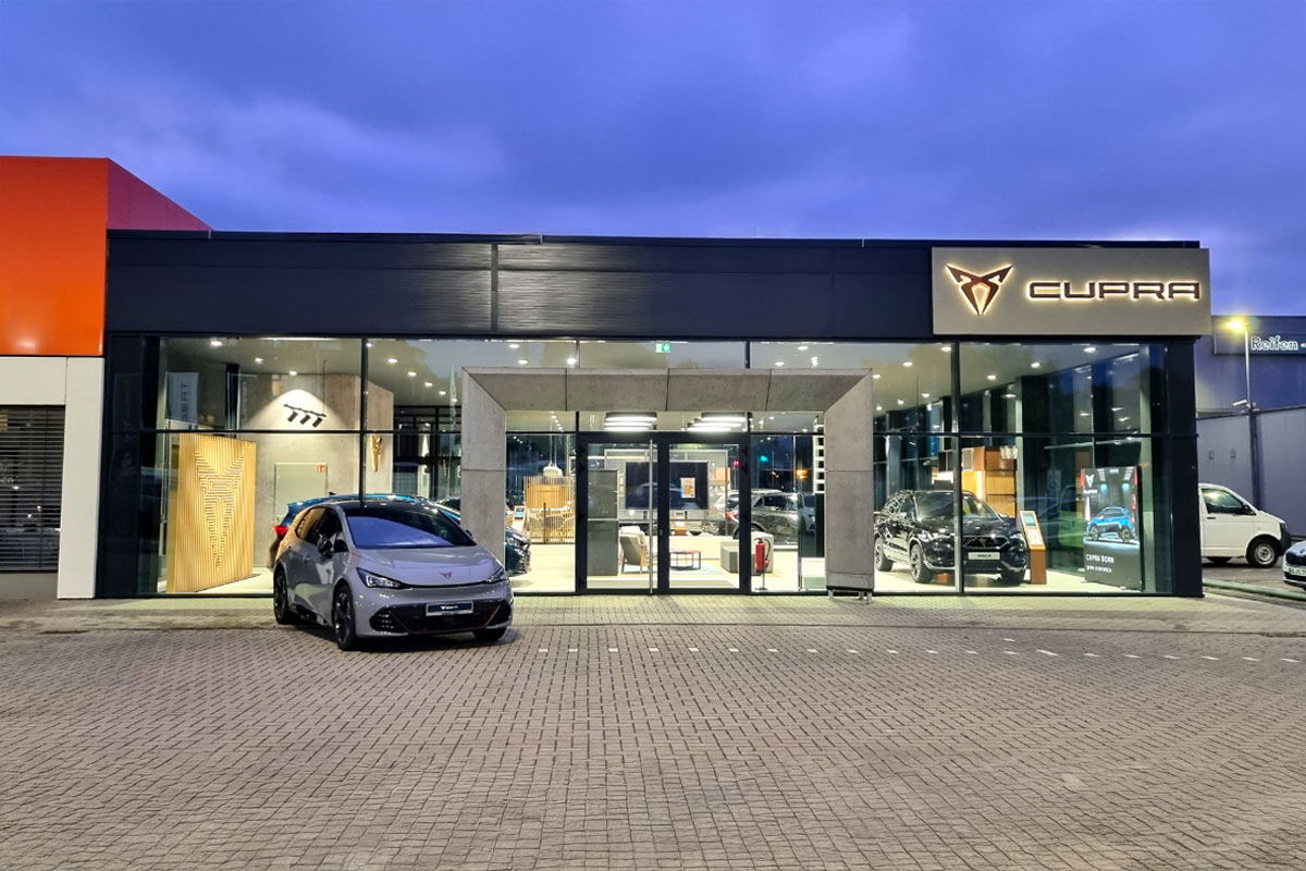 Ansicht des Autohauses des Standorts Audi Zentrum Bremen